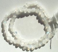16 inch strand of 6x3mm Moonstone Coins